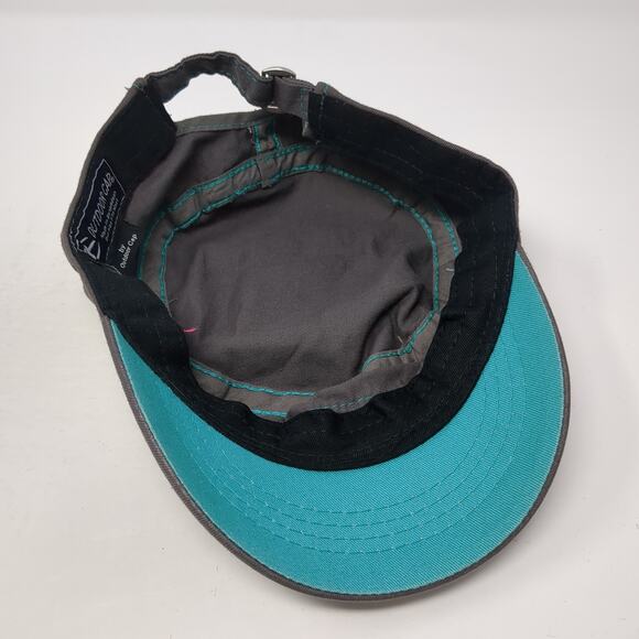 Scheels Slideback Cadet Army Cap Gray OS Adjustable Embroidered Outdoor Cap - Picture 7 of 9